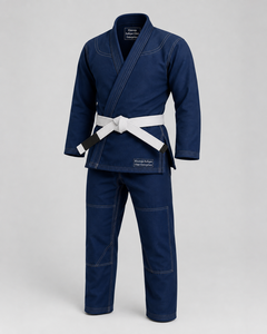Uniforme de Judo Azul de Khawaja Rafique Ullah Enterprises, Unisex para Adultos, de Algodón Resistente de Secado Rápido, Prenda de Una Pieza para Artes Marciales, Venta al Por Mayor - Product Image 3