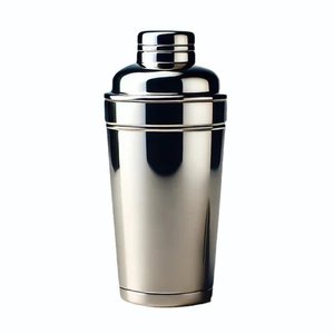 Shaker à cocktails vintage en acier inoxydable pour bars et fêtes, finition argentée, accessoires de bar. - Product Image 5