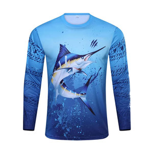 Camisas de Pesca con Protección Solar y Logotipo Personalizado al por Mayor, Camisas de Pesca de Manga Larga en Stock - Product Image 1