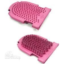 ถุงมือแปรงขนสัตว์แบบยางคู่ยี่ห้อซานด้า พร้อมขนแปรงสำหรับม้าแข่ง-นวดม้าและดูแลสัตว์เลี้ยง - Product Image 3