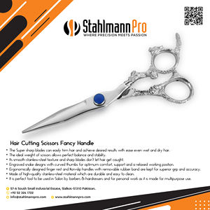 Tijeras de Peluquería de Alta Calidad con Recubrimiento Multicolor Exclusivo, Tijeras de Barbero para Corte Preciso, Acero Inoxidable Stahlmann Pro - Product Image 4