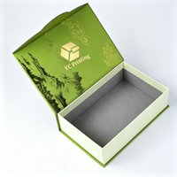 Boîte en papier rigide de luxe personnalisée, recyclable, avec logo, faite à la main, pour cosmétiques, parfums, bijoux, emballages cadeaux magnétiques