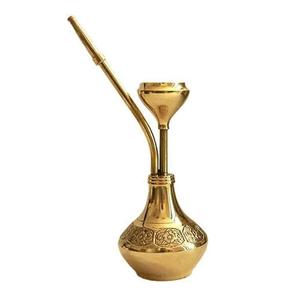 Chicha artisanale en laiton laqué de qualité supérieure avec 1 tuyau - Écologique, durable, cadeau idéal pour la décoration intérieure et l'utilisation de la chicha - Product Image 6