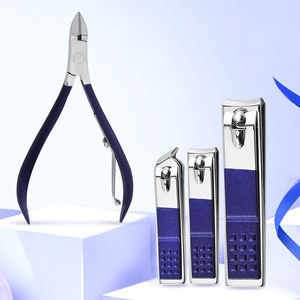 Professional 5 in 1 Nail <b>Kit</b> Stainless Steel <b>Manicure</b> Set Case Includes Scissors File Clipper Portable for Adults Classic Style - Product Image 2