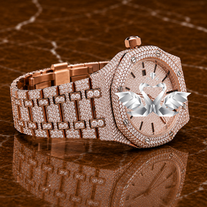 Reloj de Lujo para Hombre, Mecánico, con Moissanita, Clásico, de Moda, Edición Limitada, Correa de Goma, Analógico, de Acero Inoxidable - Product Image 2