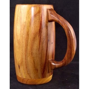 Rustic Wooden Mug for Beverage Use Stylish <b>Drinkware</b> for Table Setting - Product Image 6