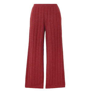 Pantalones de algodón acampanados informales para mujer Los mejores precios en pantalones de chándal lavados Tela de lona 100% - Product Image 5