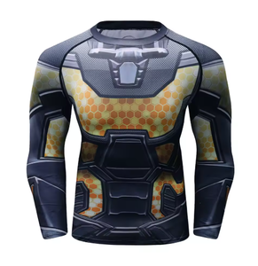 Chemise de bain à manches longues légère pour homme, séchage rapide, protection solaire, haut de protection contre les éruptions cutanées, chemise de protection contre les éruptions cutanées à manches longues pour homme, UPF 50 - Product Image 5