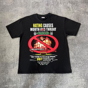 Nueva Camiseta Moderna para Hombre, 100% Algodón, 300 Gramos, Impresión Doble DTG, Corte Holgado, Diseño Sólido Antiguo, Tejido Largo - Product Image 3
