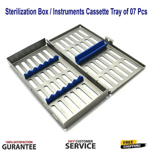 Bandeja para Casetes Dentales de Grado Médico, Manual, de Acero Inoxidable, con Certificación CE e ISO, Reutilizable, Almacenamiento Higiénico, Cierre Seguro, para Uso Clínico - Product Image 1