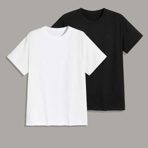 เสื้อยืดคอกลมผู้ชาย แขนสั้น ทรงปกติ ผ้าฝ้าย 100% น้ำหนัก 220 กรัม คุณภาพสูง รับสั่งทำลายพิมพ์ตามแบบ ขายส่ง - Product Image 1