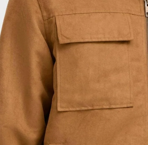 New Arrival Men's High Quality Genuine <b>Leather</b> Bomber <b>Jacket</b> Waterproof Breathable <b>Winter</b> Moto Biker Style OEM Service Zipper - Product Image 5