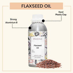 น้ำมันเมล็ดแฟลกซ์บริสุทธิ์ 100% สกัดเย็นจากธรรมชาติ สำหรับบำรุงผิว - Product Image 2