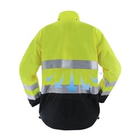 Chaqueta de Trabajo de Seguridad Reflectante de Alta Visibilidad Personalizada para Hombre, Impermeable, Transpirable, con Certificación CE, para Trabajos de Construcción
