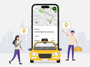 Software de reserva de taxis, aplicación de transporte público, plataforma de despacho de taxis, seguimiento de ubicación para operadores de flotas - Product Image 1