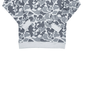 Sudadera de Cuello Redondo de Algodón Tejido Suave con Camuflaje, Unisex, 360g, Felpa Verde Camuflaje para Uso Casual, Urbano y al Aire Libre - Product Image 4