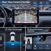 HANTUE Autoradio Android universel personnalisé 9 pouces sans fil avec écran GPS CarPlay Stéréo de voiture Lecteur multimédia Bluetooth