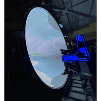Théâtre de projection immersif en dôme intérieur 12D, 240pph, objectif fisheye à haut rendement, effets odeur/tactile/chaleur, pour musées et parcs