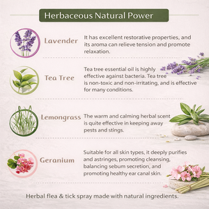 Repelente de Pulgas Orgánico Moderno y Natural Sin Químicos Agresivos de 200 ml para Perros y Gatos, Spray Antipulgas y Desodorante para Mascotas - Product Image 3