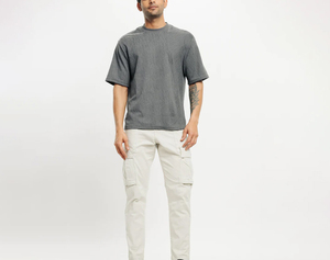 Nouveau T-shirt en jersey 100 % coton pour homme, 220 g, grammage lourd, personnalisable avec logo, respirant, séchage rapide, anti-boulochage, grande taille - Product Image 4