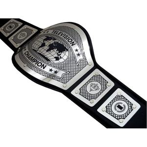 Custom Black Gold Boxing Championship Belt Personalized <b>Name</b> Award Metal <b>Plate</b> Leather Strap for Sports Events Recognition - Product Image 5