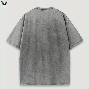 เสื้อยืดผู้ชายสไตล์โมเดิร์นแบบย้อมสีเอซิด ขายส่งปี 2026 เสื้อผ้าแขนสั้นแฟชั่นสำหรับใส่ทุกวัน พร้อมบริการสกรีนโลโก้ตามสั่ง - Product Image 2