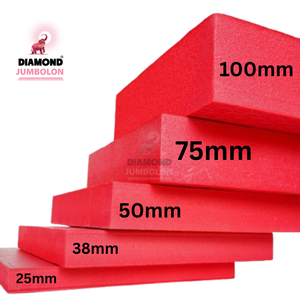 Panneau d'isolation en polystyrène rouge Diamond Jumbolon XPS pour la protection thermique des murs 400-500 KPa Classe d'inflammabilité B2 - Product Image 3