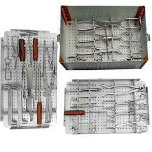 Kit d'instruments pour la réparation des fractures acétabulaires pelviennes en chirurgie orthopédique : fixation osseuse, réduction et alignement des traumatismes - Product Image 1