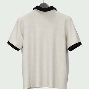 เสื้อโปโลคอวีผู้ชาย ดีไซน์ล่าสุด แฟชั่นยอดเยี่ยม แขนสั้น ระบายอากาศได้ดี ทรงพอดีตัว สีพื้น สวมใส่สบายๆ - Product Image 2
