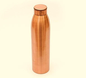Bouteille d'eau en cuivre martelé couleur or rose, nouvelle conception, prix de gros - Product Image 5