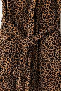 Bata de Baño de Terciopelo con Estampado de Leopardo, Nuevo Diseño Unisex, Bata de Lujo para Spa en Casa, Suave y Cómoda - Product Image 2