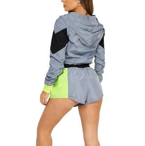 Women Windbreaker Jacket Two Piece Lightweight Streetwear Outfit Custom Logo Waterproof Activewear Suit 2026 - Product Image 2