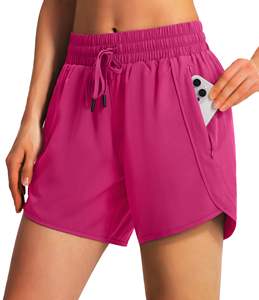 Shorts Deportivos de Alta Calidad para Mujer, para Entrenamiento, Uso Diario, con Bolsillos, Fáciles de Usar - Product Image 1