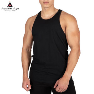 เสื้อกล้ามออกกำลังกายผู้ชาย ออกแบบและขนาดตามสั่ง คอกลม แขนกุด ผ้าฝ้าย 100% - Product Image 1