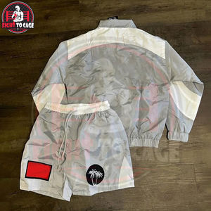 Conjunto de Chaqueta Corta y con Cierre para Hombre, de Verano, Ligero, Transpirable y Cómodo, de Alta Calidad, Servicio OEM ODM, Personalizado - Product Image 2