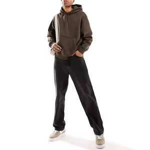 Sweat-shirts et pulls à capuche pour hommes de haute qualité OEM, logo imprimé, 100% coton, coton uni, pulls à capuche surdimensionnés pour hommes - Product Image 6