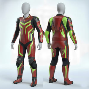 Ensemble de motocross pour enfants de haute qualité 2026 - Combinaison de course de moto pour jeunes, pantalon respirant en cuir véritable, vestes de moto - Product Image 1