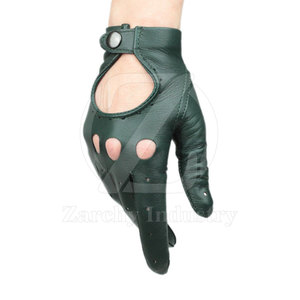 Gants en cuir chauds d'hiver pour hommes, personnalisables, prix de gros, respirants, avec sangle de poignet réglable, antidérapants, haute qualité - Product Image 4