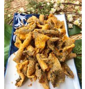 ขนมหนังปลาแซลมอนทอดกรอบ รสไข่ อาหารทะเล บรรจุภัณฑ์สุญญากาศ กล่องใหญ่ EXPAD - Product Image 3