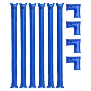Set di 6 Sacchi d'Acqua per Copertura Piscina Monocamera da 8 Piedi con 4 Tubi Angolari, in PVC Spesso 0,4 mm, con Pesi di Sicurezza Inclusi - Product Image 1