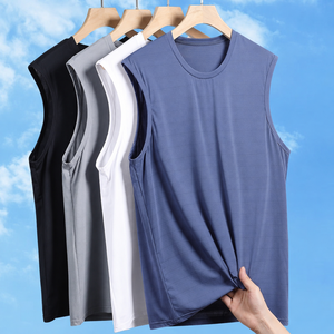 <span class=keywords><strong>Camiseta</strong></span> <span class=keywords><strong>de</strong></span> entrenamiento sin mangas para <span class=keywords><strong>hombre</strong></span>, <span class=keywords><strong>de</strong></span> secado rápido, con diseño <span class=keywords><strong>de</strong></span> logotipo personalizado OEM, color liso o con bloques <span class=keywords><strong>de</strong></span> color opcionales. - Product Image 1
