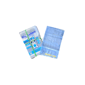 Sacs en plastique transparents de qualité alimentaire 12 x 24 cm, marque Blu Rabbit, en polypropylène thermoscellable, fabriqués en Indonésie, vente en gros - Product Image 1