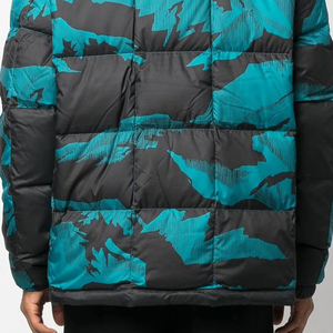 Chaqueta de invierno gruesa con estampado por sublimación, talla grande, cuello alto, con cremallera, ropa exterior de marca privada - Product Image 5