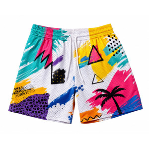 Men’s Streetwear Printed Mesh Shorts Custom Graphic Basketball Shorts Fashion Summer <b>Athletic</b> Wear - Product Image 5
