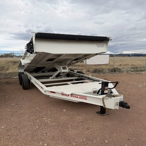 Clean New Heavy Duty Farm Dump <b>Trailer</b> 7x14 Hydraulic Tilt with Gear & Motor High Productivity 2-Year Warranty - Product Image 3