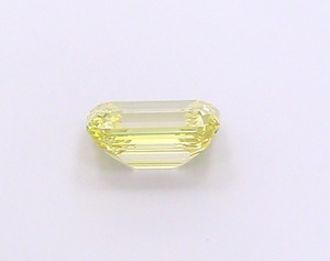 Prix de gros diamant jaune fantaisie taille émeraude 1,06 carat, clarté VS1, qualité supérieure, polissage de qualité supérieure, pierre précieuse non montée pour usine de bijoux en diamant - Product Image 2