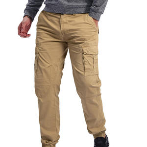 Pantalones Cargo Casuales para Hombre, Duraderos y Elegantes para Uso en Exteriores, Transpirables, de Poliéster y Elastano, Cintura Media, con Múltiples Bolsillos - Product Image 2