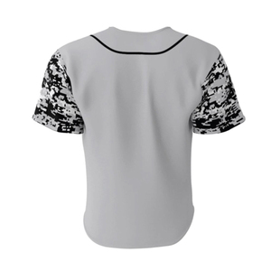 Maillot de softball personnalisé avec numéros d'équipe, 100 % polyester, imprimé par sublimation, manches courtes, col en V, fermeture à enfiler, écologique, XXL - Product Image 3