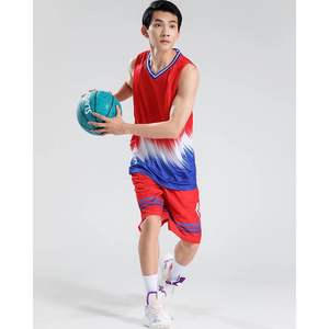 Uniformes de Baloncesto Unisex de Poliéster de Secado Rápido con Impresión por Sublimación, Venta al por Mayor, Nuevo Diseño de Uniforme de Baloncesto por Sublimación - Product Image 3