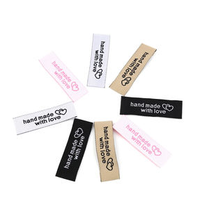 Etiquetas Tejidas Personalizadas, Etiquetas de Ropa de Poliéster, Etiquetas Impresas para Prendas, Etiquetas de Calidad al por Mayor, Transpirables - Product Image 1
